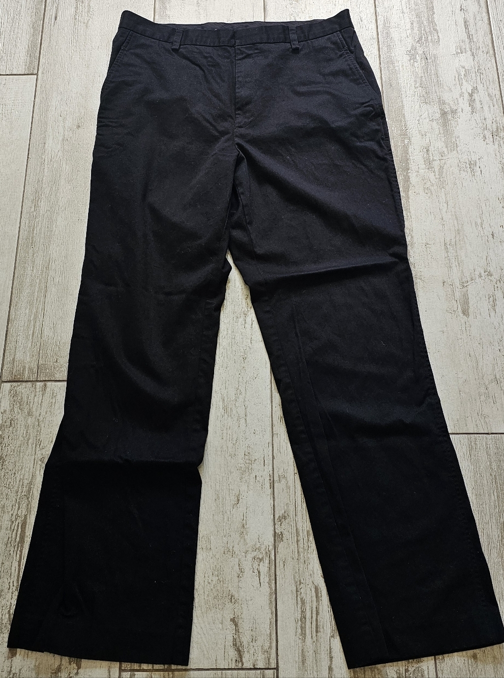 Calvin Klein Classic Straight-Leg Pants - Black 34 X 32